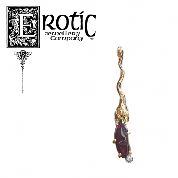 Natural Garnet Pendant handmade by Paul Amey