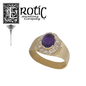 amethyst and gold ring by Paul Amey