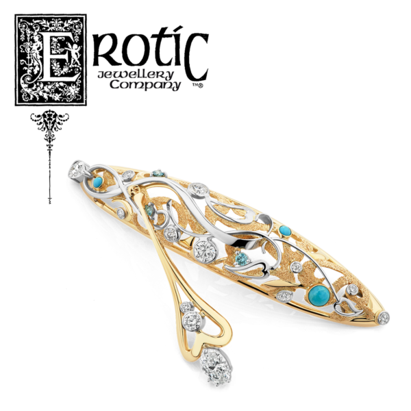 Honeymoon Pendant by Paul Amey for the Erotic Jewellery Company Range